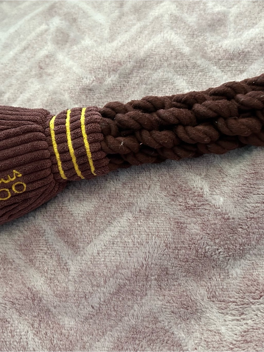 Harry Potter Nimbus 2000 broomstick dog tug toy